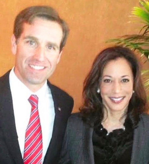Early on, I was fascinated by the friendship between Beau Biden + Kamala Harris, two rising political stars.Since his death, Beau is mentioned in every speech given by Biden. This friendship laid the foundation for Harris becoming his running mate. https://www.delawareonline.com/story/news/politics/2019/07/31/kamala-harris-bidens-were-close-allies-before-primary-clashes/1816155001/