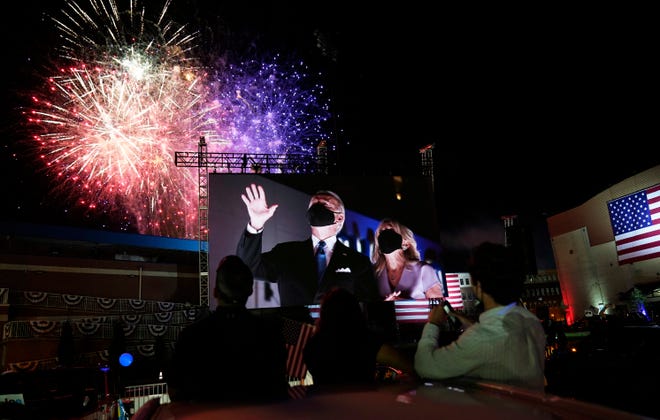 The pandemic, as we know, changed everything about American life -- including the election. Joe Biden wasn't supposed to accept the presidential nomination in his hometown, but it fit perfectly into his long, winding political narrative.  https://www.delawareonline.com/story/news/2020/08/20/delawares-joe-biden-accepts-nomination-sets-sights-trump/5599882002/