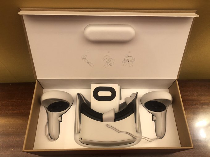 1 pic. I’m howling, a client sent me a lockdown care package that was just an Oculus Quest and a new