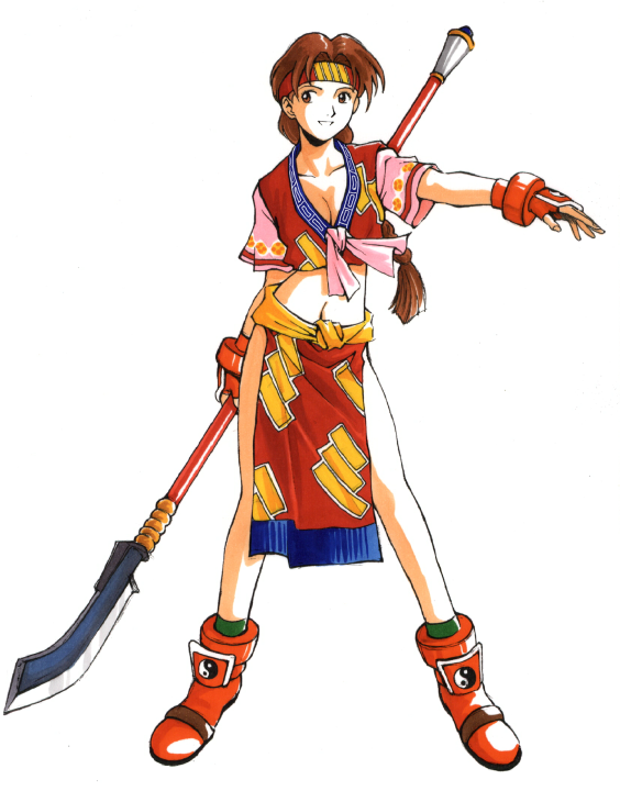 ソン・ミナといえば『ソウルエッジ』のディスクにも描かれていた