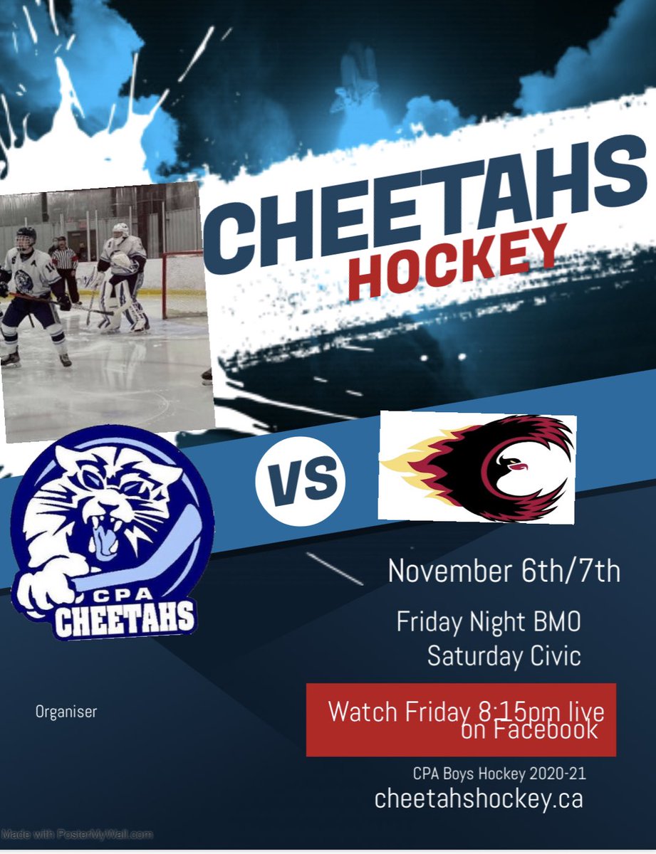 19Cheetahs's tweet photo. This weeks game. https://t.co/kxHaVc9tOv