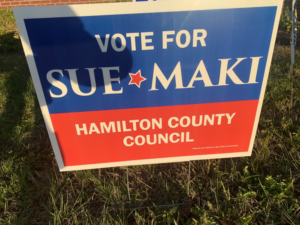 Vote ⁦<a href="/SueMaki317/">Sue Maki</a>⁩ for Hamilton County Council today!