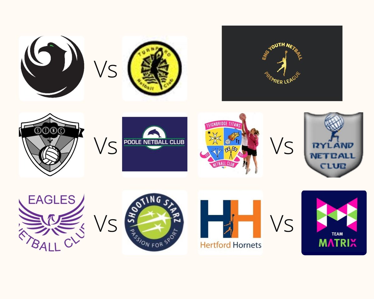 🗓️FIXTURES RELEASED🗓️

Here are the opening fixtures of the ENG YNPL U13 Southern Conference on Dec 5th.

<a href="/CDPhoenixSusse/">CD Phoenix Sussex</a> Vs <a href="/TurnfordNC/">Turnford N C</a> 
<a href="/suttonjuniorsNC/">Sutton Town Juniors</a> Vs <a href="/PooleNetbalClub/">Poole Netball Club</a> 
<a href="/Eagles_Netball/">Eagles Netball Club</a> Vs <a href="/__shootingstarz/">Shooting Starz LTD</a> 
<a href="/netballdevon/">Teignbridge Titans Netball Club</a> Vs <a href="/rylandnetball/">Ryland Netball Club</a> 
<a href="/HertfordHornets/">Hertford Hornets</a> Vs <a href="/netballmatrix/">Team Matrix Netball</a>