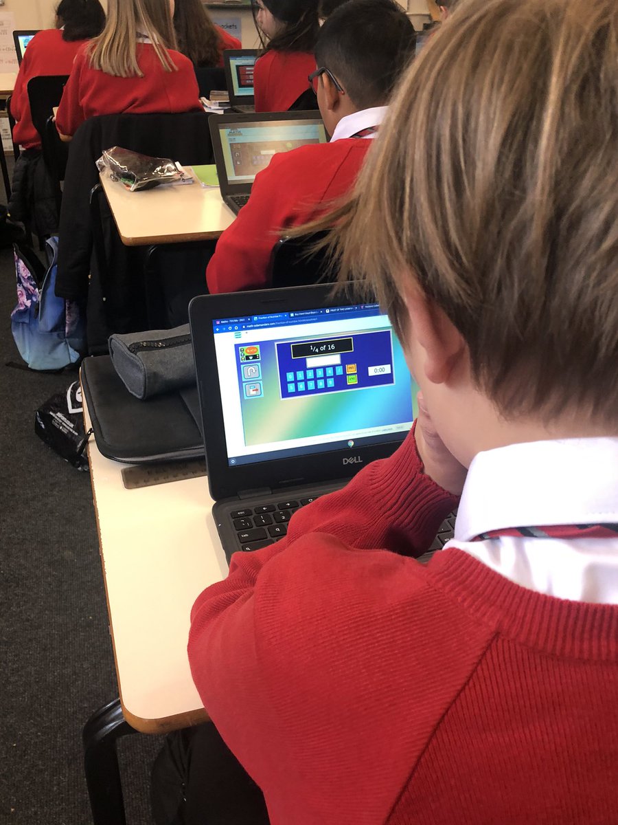 TPS_BlendLearn's tweet photo. 7SY have finished their Maths lesson with a fraction game extension task or they could complete extra questions in their books! @TPS_ClassOf20 #blendedlearning #learningbychoice https://t.co/m5SNTodRLr