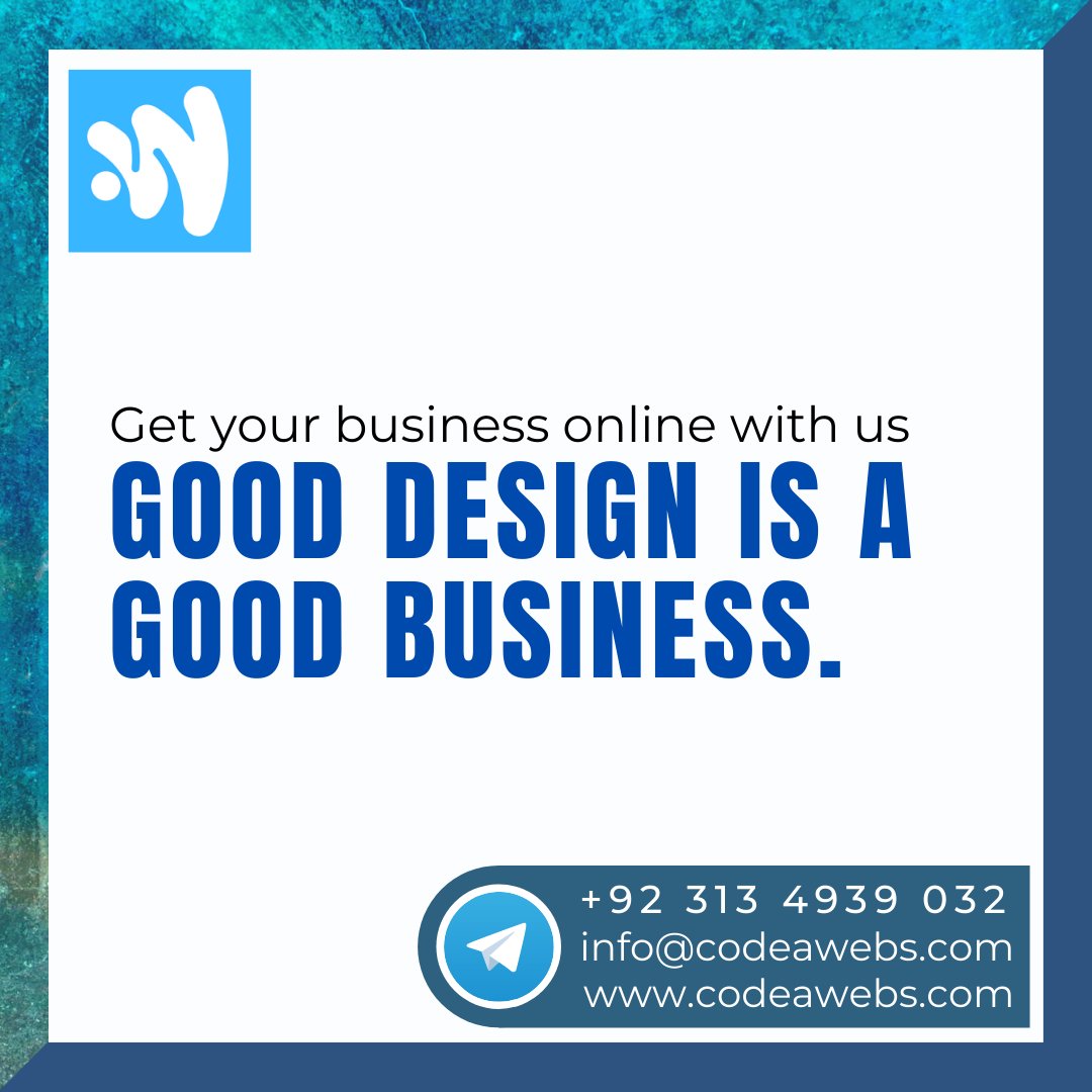codeawebs's tweet photo. Good Design is a good business.
Get a free Website quote from us & get you business online with us.
Website: https://t.co/mFiuEE1ISG
#codeawebs #webagency #digitalagency #webdesign #webdevelopment #OnlineBusiness https://t.co/qUDZhOSnoG
