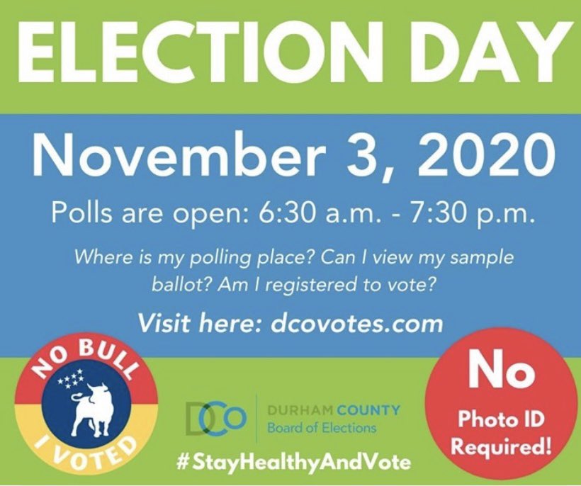 Election Day. Go Vote! #dcovotes