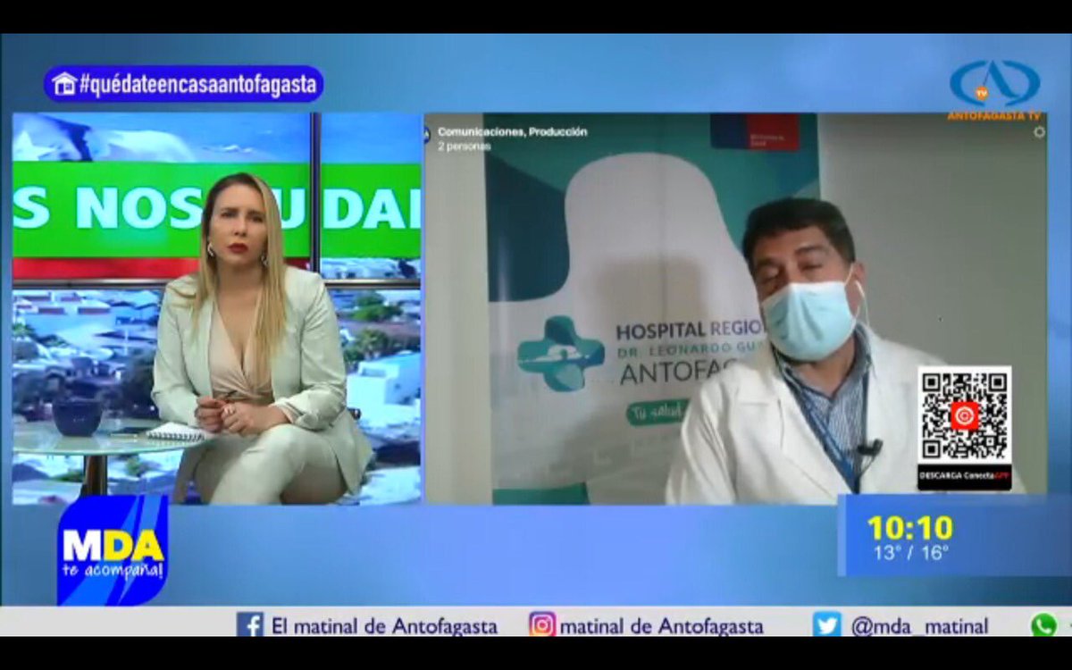 #3Noviembre | En vivo a través del <a href="/mda_matinal/">El Matinal De Antofagasta</a> <a href="/AntofagastaTV/">Antofagasta TV</a>, el subdirector Médico del #HRA, Dr. Francisco Bueno, explica el proceso de atención para los pacientes en lista de espera quirúrgica y de consultas. ¡Sintoniza y comparte!