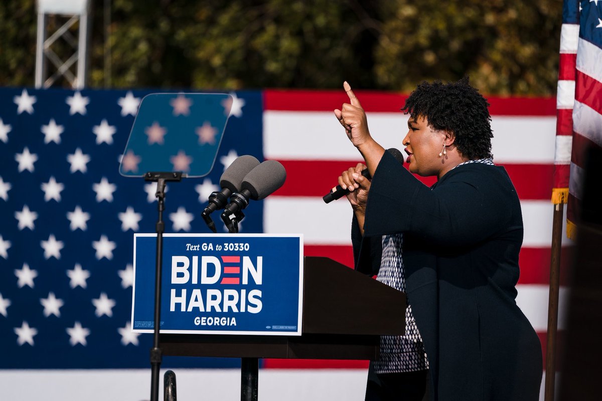 staceyabrams's tweet photo. Our time is now: https://t.co/lClnYYPro6 https://t.co/mcg6PVO7lg