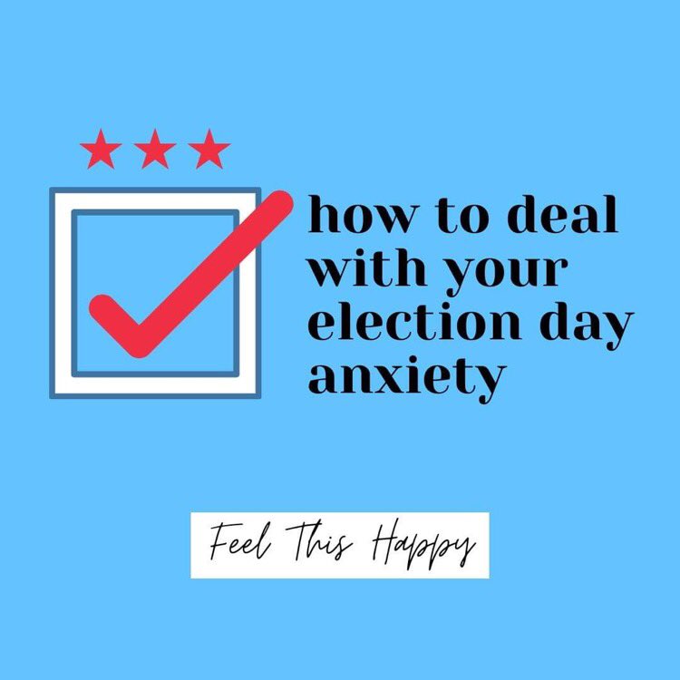 FeelThisHappy's tweet photo. Today is an important day in our country’s history, but bc of that &amp; how 2020 has effected us all, it’s left many of us feeling the stress &amp; anxiety at higher levels.

use these options to help urself...

Ur never alone. I’m a dm away. https://t.co/QqqtZYG1NV