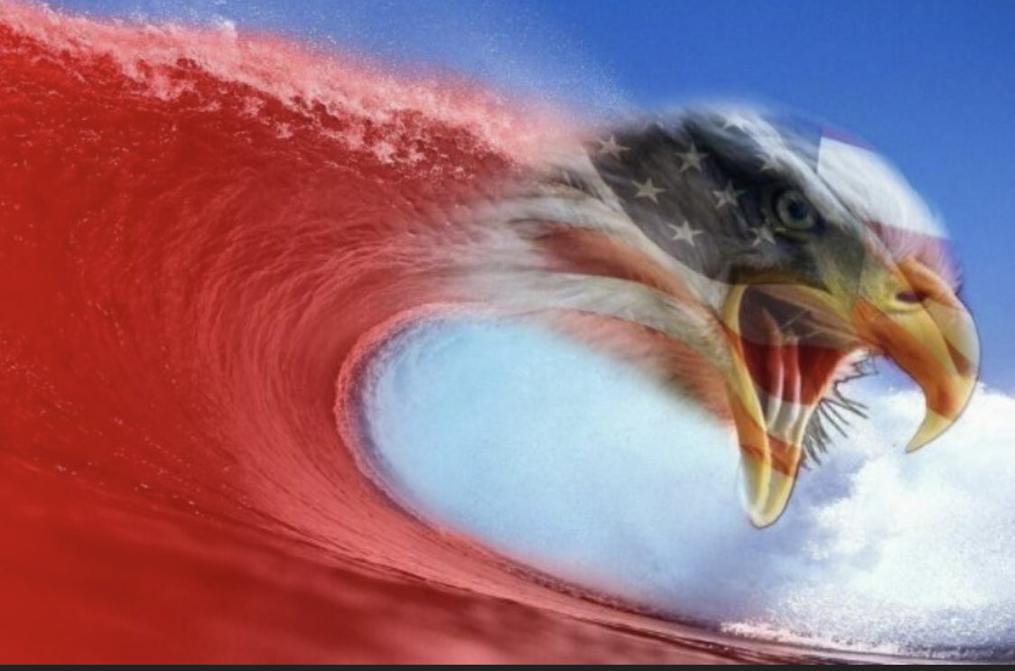 Good morning, America! Get up, get out of bed, and let’s BRING THAT RED WAVE! #Trump2020 #MAGA #VoteRedToSaveAmerica2020