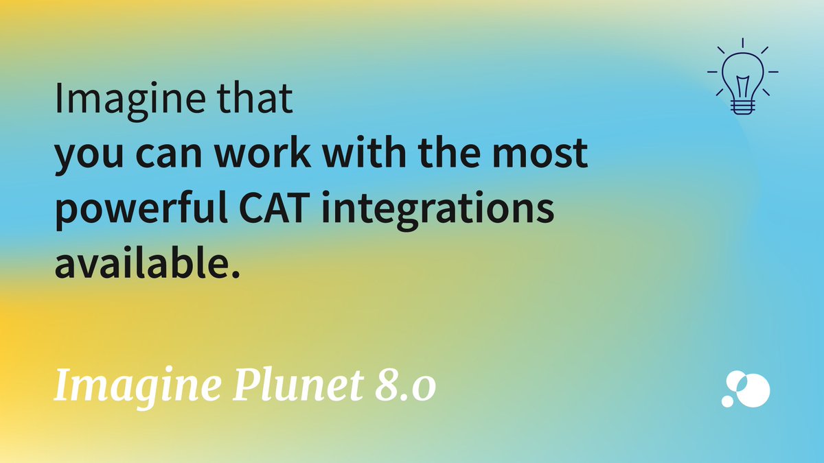 Plunet_News's tweet image. You can look forward to great further developments of our dynamic CAT interfaces with #memoQ and #Memsource.

#plunet #newrelease #CATintegrations #highlyautomated #translationmanagement @memoQ_Official @memsource