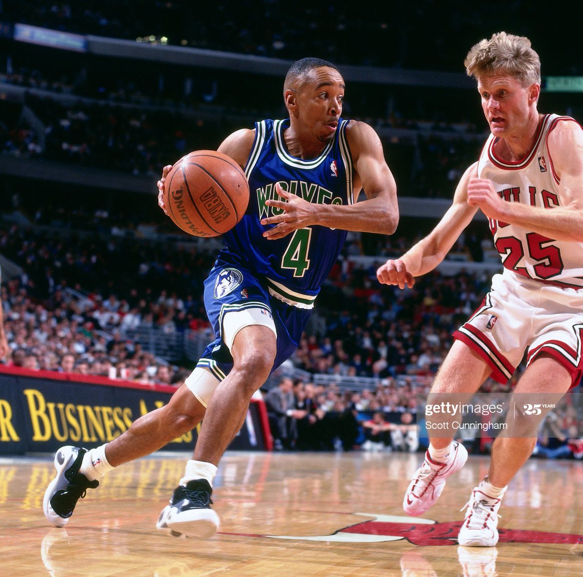 Spud Webb of the Minnesota Timberwolves (26 G) & Orlando Magic (4 G).