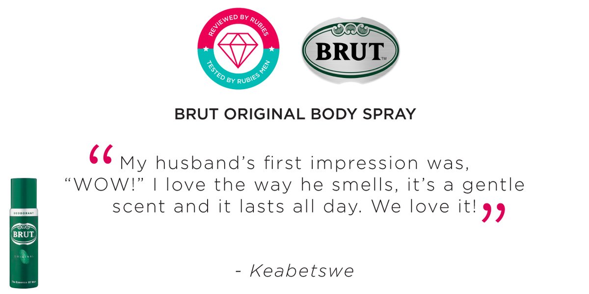rubybox_beauty's tweet photo. It's all about the scent it seems with the Brut Original Body Spray. rubies just love how masculine and fresh the scent is. Leaving their men smelling good ALL day long!😍🥰
Read more: https://t.co/xxr4JtIrxH
#rubybox #rubyboxBRUT #EssenceOfMan #SuitUp https://t.co/Z9gvRxIJXe
