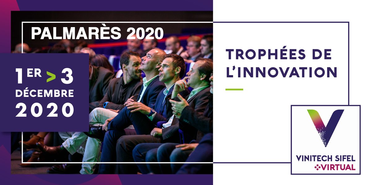 vinitechsifel's tweet photo. ⚡Palmarès 2020 des Trophées de l’Innovation ⚡
 🥇🥈🥉Un cru original et riche, véritables marqueurs du dynamisme des constructeurs prêts à relever les défis pour ces lauréats #VinitechSifel #VSVirtual
Retrouvez la liste complète sur https://t.co/b1ejHVeHbL 🛎️ https://t.co/agyzf6Tt1k