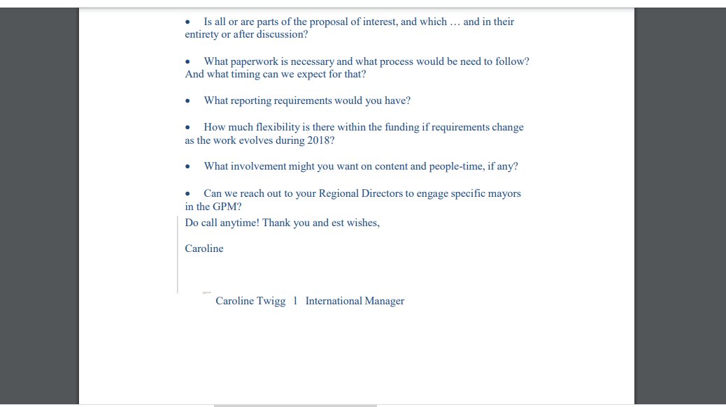 The OSF were going to contribute "Our inclination is to contribute on the order of 100-150K USD to Bristol’sGPM work dedicated to migrants and refugees." March 2018;Did they?Proposal -- see screenshots