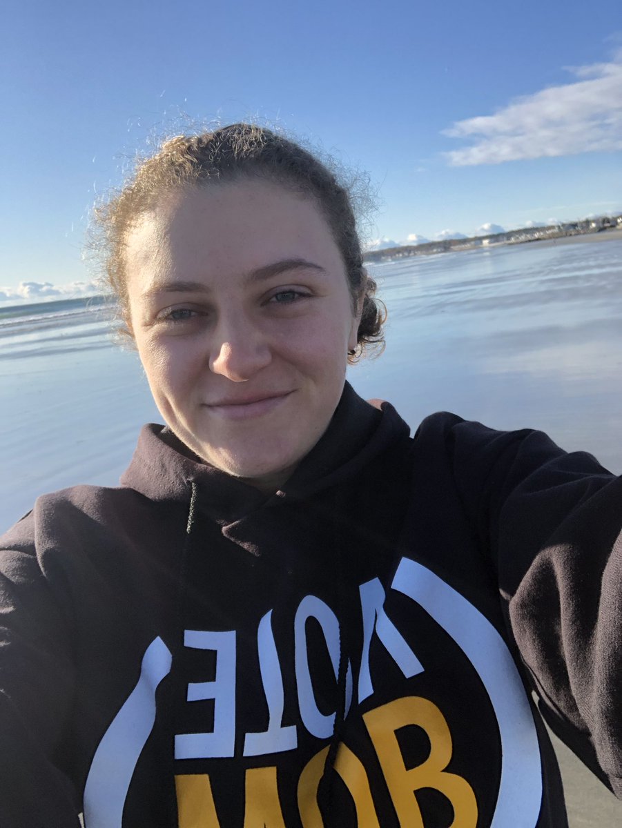 phoebe_dolan's tweet photo. Vote. And then continue the fight! Need a place to plug in today? HMU #votemob #maine #2020Elections #FlipTheSenate #votetriple https://t.co/L6BhebXhYQ