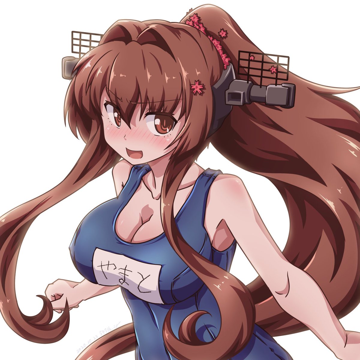 大和(艦これ) 「生存報告兼ねて大和さんの過去絵再掲して描いた気になっておきましょう… 」|547th_syのイラスト