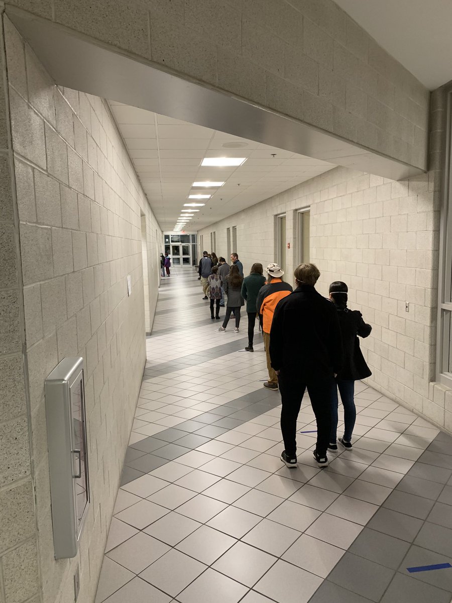 The voting line at the ARC before 6 this morning <a href="/CoMissourian/">Columbia Missourian</a>
