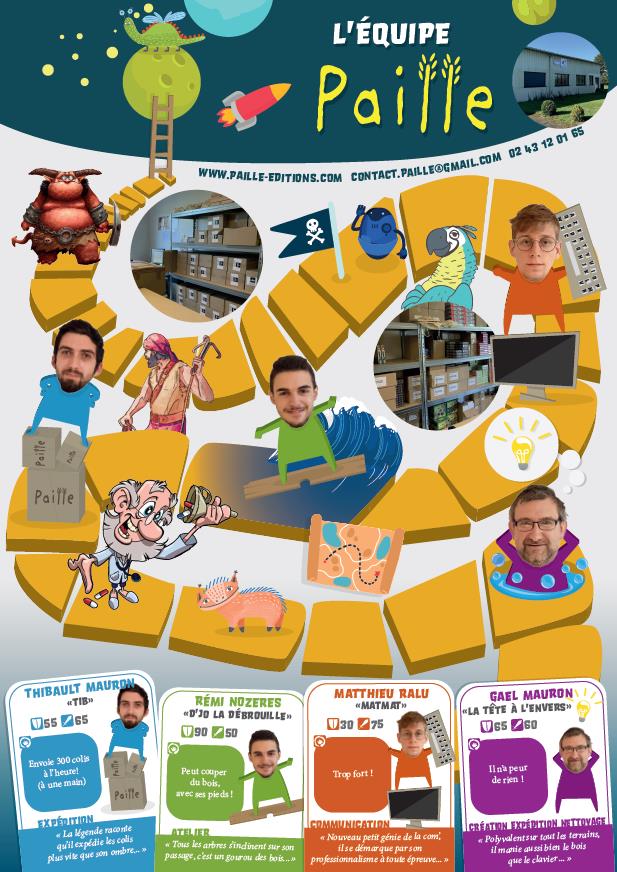 CBJ_Gael's tweet photo. En cette période si particulière, je vous présente l’équipe Paille Editions.
Et toujours le site internet pour les jeux de sociétés : https://t.co/8XWmFSKkld 
Le site internet des jeux en bois et billes : https://t.co/YvgBqrg0Zk  

@bleumayenne @Initiative53 https://t.co/69Chja3Woo