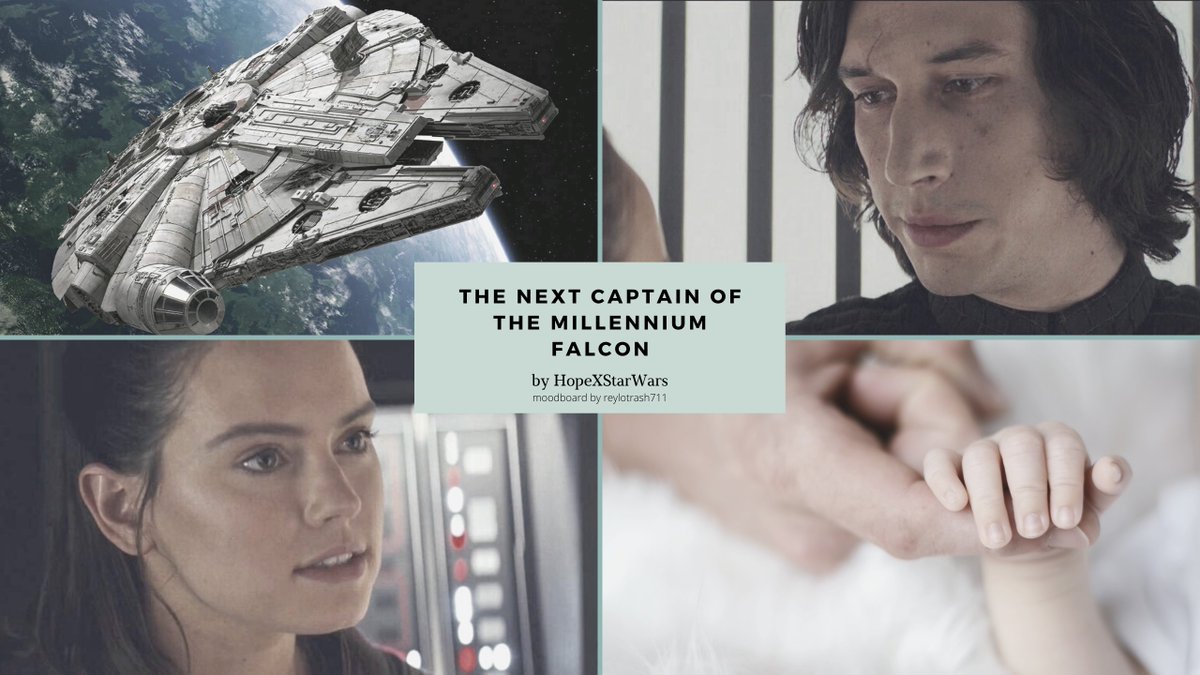 The Next Captain Of The Millennium Falcon by HopeXStarWars (G)Rey wakes up at night, finds Ben and their daughter in the cockpit of the ship. tw // baby  @reylotrash711 says "This fic touched my heart, it is so soft and beautiful, super fluffy!" https://archiveofourown.org/works/25291555&nbsp;