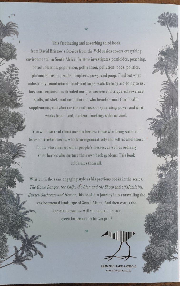 So chuffed for <a href="/DavidJCBristow/">David Bristow</a>
His latest book in the <a href="/JacanaMedia/">FB: Jacana Media</a> stable out now.  Available at <a href="/ExclusiveBooks/">Exclusive Books</a> or online from Loot loot.co.za/product/david-… #BigPharma #veldstories