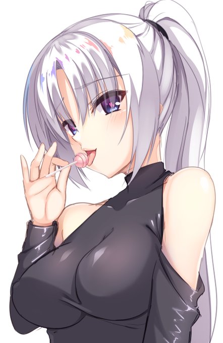 これは飴を舐めているだけのいい悪い芳乃。 