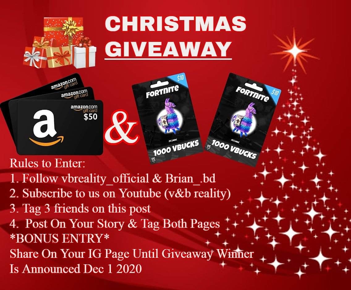 VBReality1's tweet image. For those who have INSTAGRAM. We are doing another #giveaway this Christmas 🎁🎁 2 winners will be chosen. Follow us on Ig at @vbreality_official for more details
#vbtroop #TuesdayShoutout #GiveawayAlert