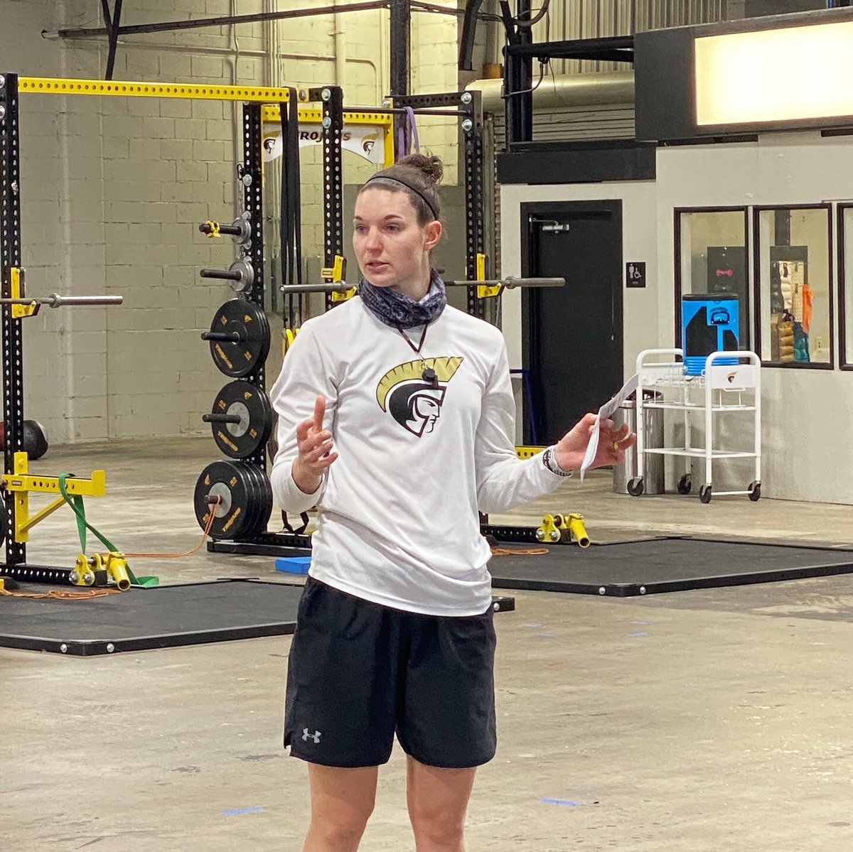 AUTrojans's tweet photo. We are so proud to have Jennifer (Monroe) Anderson, former @AUTrojansWBB superstar, as our new Director of Strength and Conditioning! Her passion for Anderson Athletics is undeniable, and we are so happy to have her on our team once again! #TrojanArmy https://t.co/6eUYJolklv