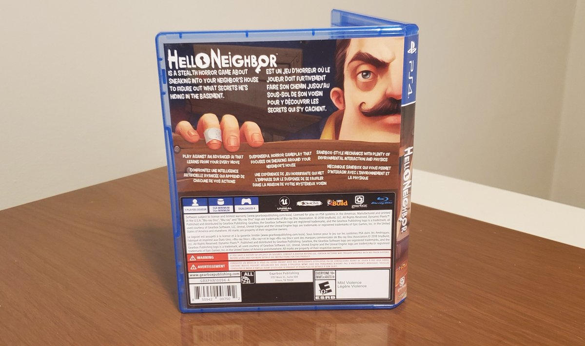 eastretrogamer's tweet photo. Hello Neighbor for the Sony PlayStation 4 complete (does not come with manual). #sony #playstation #playstation1 #playstation2 #playstation3 #playstation4 #playstation5 #playstationgames #playstation4games #playstation4pro #playstation4slim #helloneighbor #helloneighborgame https://t.co/JTmLv1RP3x