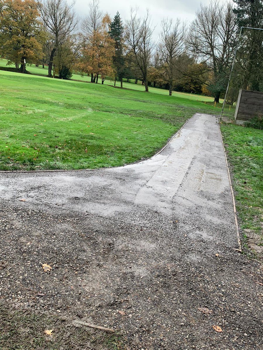 golfatHGGC's tweet photo. The pathway on the 9️⃣th and in front of the halfway house has now been finished.

Another project completed by our fantastic working party! Bravo gentlemen 👏🏻👏🏻 https://t.co/NNPDO5xcQq