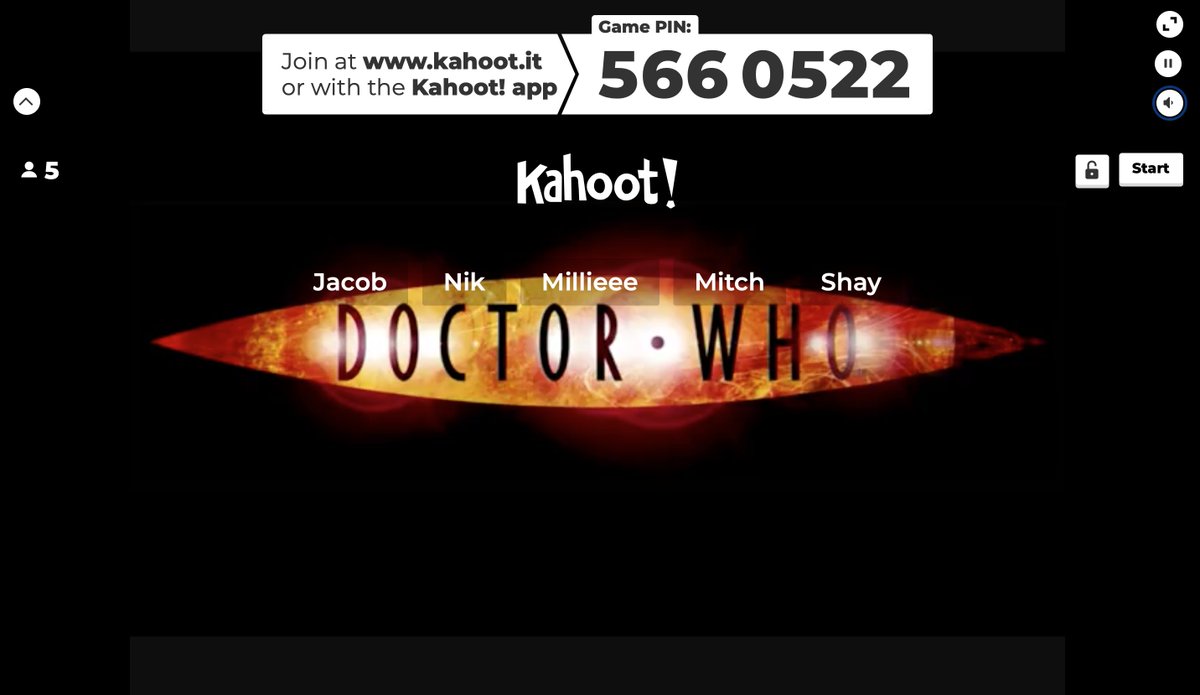 Tig_Groups's tweet photo. New Kahoot code everyone! https://t.co/A1GY0Y611p