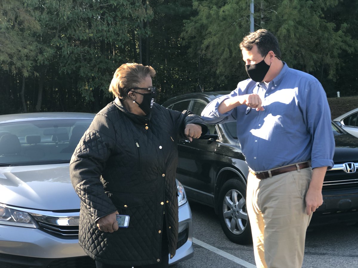 Cal Cunningham (@calfornc) on Twitter photo Such a pleasure to be with <a href="/MJohnsonHostler/">Monika Johnson-Hostler</a>, Commissioner Dr. James West, and <a href="/Rep_Rosa_Gill/">Rep. Rosa Gill</a> this morning as we work towards the change our communities deserve.
Today’s a big day — and I know that working together, we’re going to do big things for North Carolina. Such a pleasure to be with <a href="/MJohnsonHostler/">Monika Johnson-Hostler</a>, Commissioner Dr. James West, and <a href="/Rep_Rosa_Gill/">Rep. Rosa Gill</a> this morning as we work towards the change our communities deserve.
Today’s a big day — and I know that working together, we’re going to do big things for North Carolina.