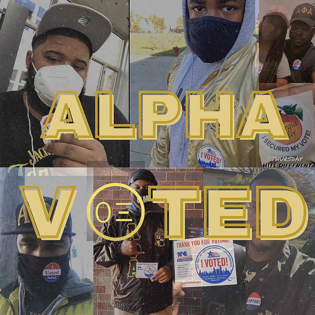 OXiAlphas1982's tweet photo. The men of Alpha Phi Alpha Fraternity Inc. Omicron XI chapter have casted there ballets. If you have not voted yet, it is now your turn!!! 

#oxivotes #ΟΞ #avotelesspeopleisahopelesspeople https://t.co/evtdyZ1LAK