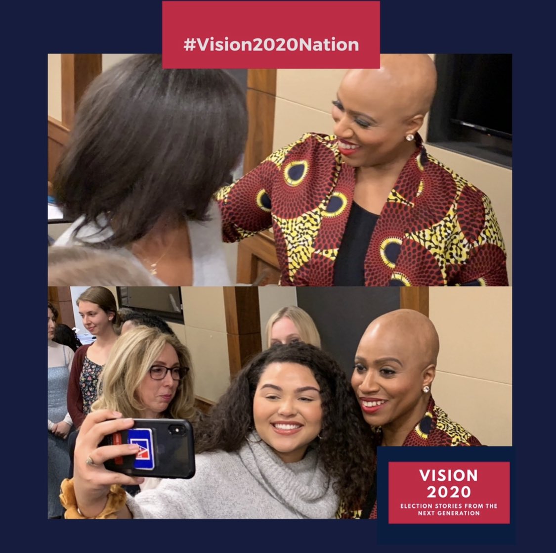 Students heard from politicians including  @AyannaPressley  @EleanorNorton  @RepGwenMoore  @RashidaTlaib  @sharicedavids & author  @kevin_powell  #Election2020    #Vision2020Nation  @AU_SOC  @AmericanU  #AUJournalism https://issuu.com/sherriwilliams7/docs/vision2020doc