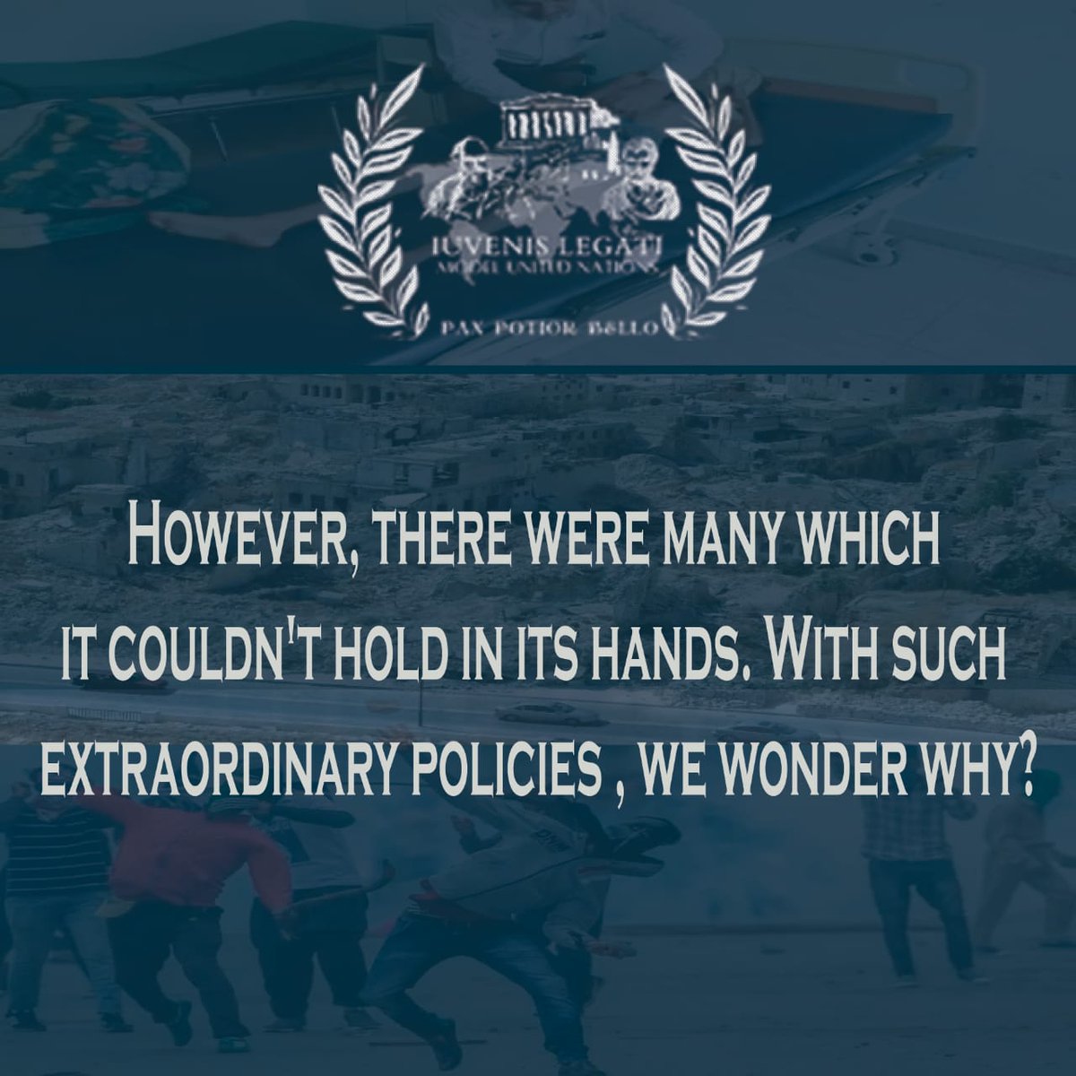 iuvenis_legati's tweet photo. UN peacekeepers provide security and the political and peacebuilding support to help countries make the difficult, early transition from conflict to peace.
#Mun #Iuvenislegati #ILMUN #Ilmun2020
#modelunitednations #youth #unitednations #un #debate #internationalconference https://t.co/em4gZpgw8T