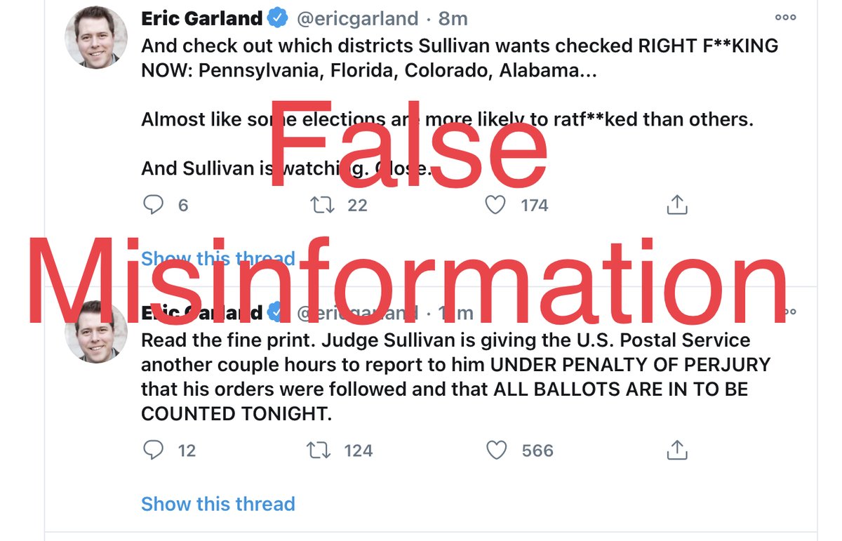 FFS STOP TWEETING MISINFORMATION - there is nothing in the minute order that states;‘’ALL BALLOTS MUST BE COUNTED TONIGHT“Show me where in the minute order Judge Sullivan states that Asshole  https://twitter.com/File411/status/1323679773936275457?s=20