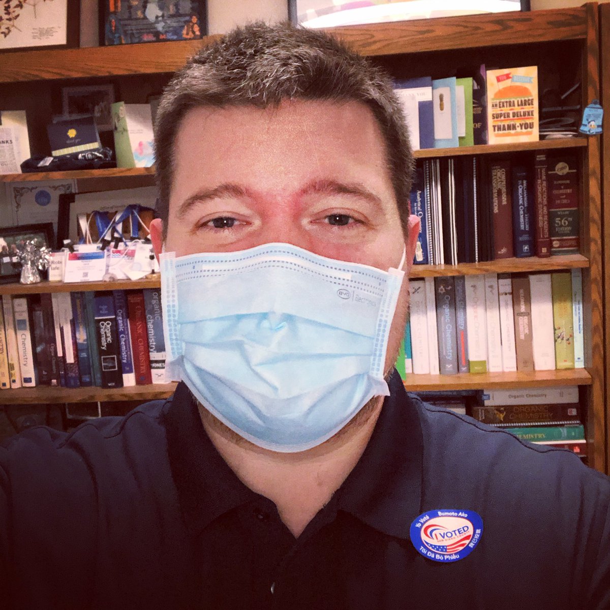 robertiafe's tweet image. Waited all week to wear the “I Voted” sticker proudly. Vote is confirmed! Count my vote!!
#vote #Vote2020  #vote4science