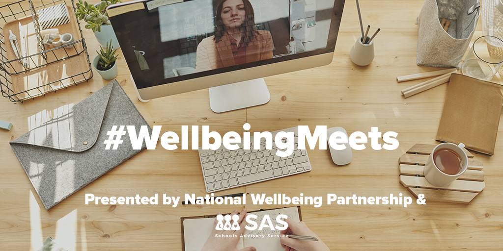 SchoolsAdvisory's tweet photo. SAS and the National Wellbeing Partnership are pleased to launch #WellbeingMeets ๐
Learn more about the latest wellbeing methods from the NWP partners and gain some practical knowledge that can be used to improve your school's wellbeing culture.
https://t.co/0H1EUxPHw7 https://t.co/fKsGYfz04V