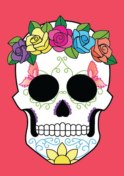 MsBTechEd's tweet image. Dia de Los Muertos Project #DigitalMediaAndPhotography1
