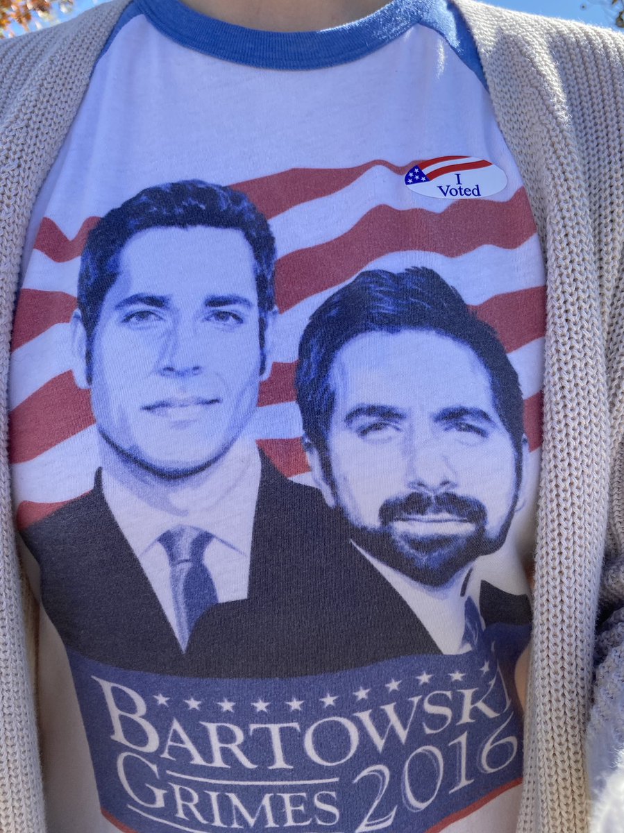 Go vote

#bartowskigrimes2020
#chuck <a href="/ZacharyLevi/">Zachary Levi</a>
