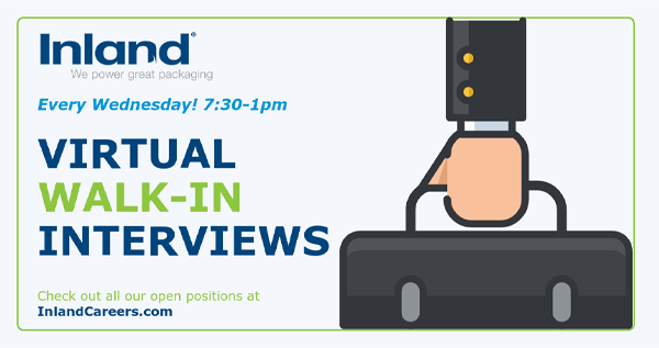 Join us this Wednesday for our Walk-In Wednesdays! We are having virutal #interviews every Wednesday from 7:30am-1pm. Call 608-788-5800 to set up an appointment with our Recruiter. Check out our #EmployementOpportunities here  bit.ly/2Gq5WBN