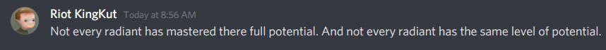We also discussed Radiants, and the dynamics of their powers. Nottingham explains that there are indeed weaker and more powerful Radiants, but the VALORANT Protocol exemplifies the strongest of the bunch. (3/7)