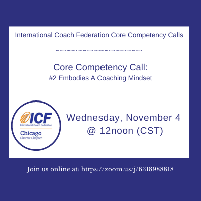 icfchicago's tweet photo. Join us tomorrow at 12 pm CST! 
#corecompetencies #icfchicago #chicagocoaches #coacheschangelives #coaching #coaches https://t.co/g6v428UKfJ