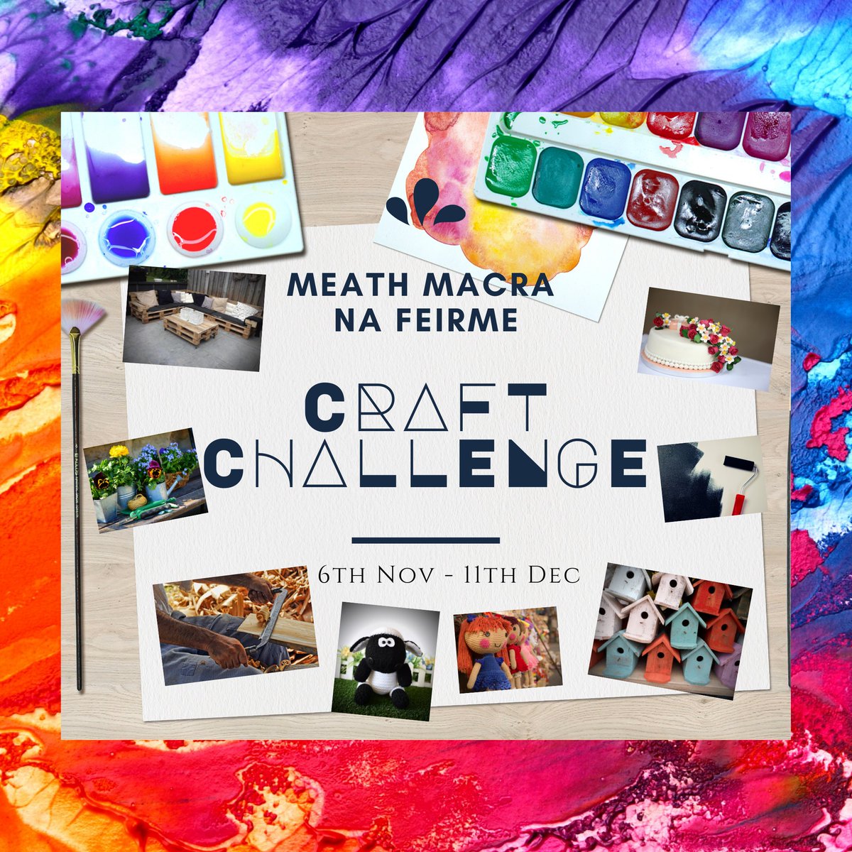 From this Friday, for 5 weeks, we are running a craft challenge that is open to everyone. We will be setting up a WhatsApp group for everyone to post their progress and to get help or support if needed. Just message our page to get involved.
#meathmacracraftchallenge