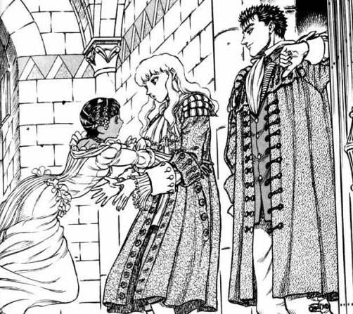 On pourrait croire qu’elle a une importance uniquement comme femme du protagoniste et que l’engouement de Griffith pour elle n’est du que par le fait que son rival soit amoureux d’elle. Mais ce n’est pas le cas, elle a un développement beaucoup plus autonome qu’on ne le pense.