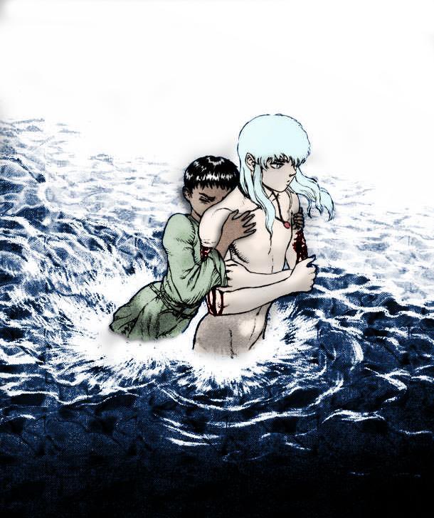 Elle tua donc pour la première fois et jura de devenir le glaive de Griffith, celui qui lui a donné la vie. Elle se sentait fier au côté de cet homme à l’esprit supérieur. Mais tout pour elle se brisa à la rencontre de Gatsu, ce « chien enragé »