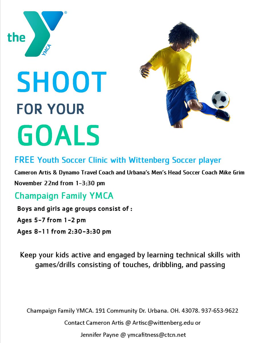 Check out our free youth soccer clinic!