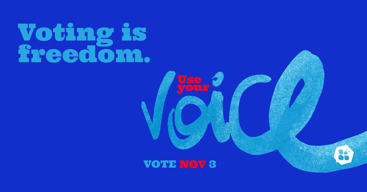 #govote, #yourvoteisyourvoice, #vote2020 #democracy #voicesatwork