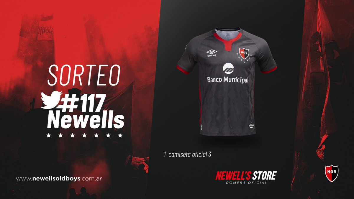 Newells's tweet photo. Te regalamos la camiseta oficial 03 @UmbroArgentina 💪🏻

🔁❤️📱 RT, like y respondé este twitt con #117Newells para participar. https://t.co/yli1W49lxU