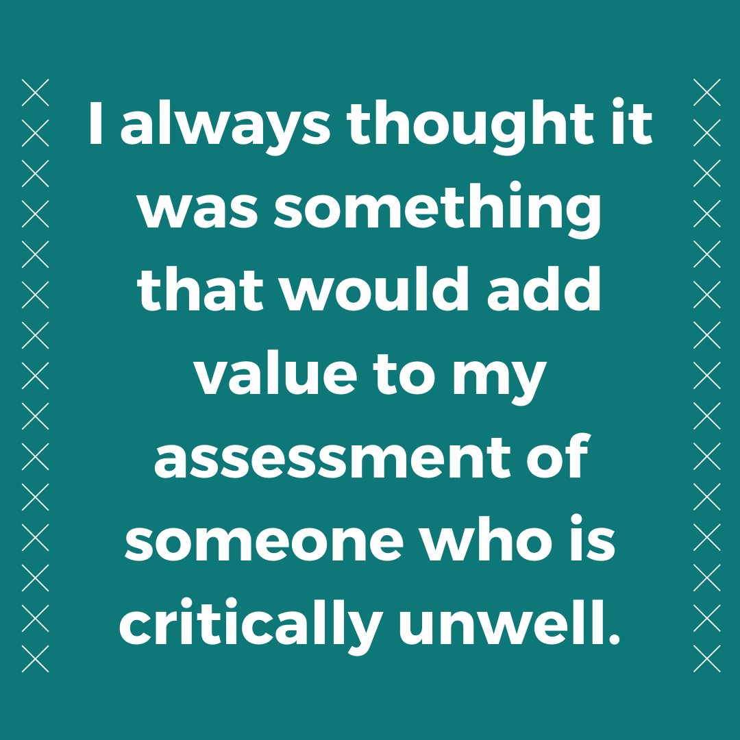 Nick was offered a job as an ultrasound fellow during his specialty training. As he trained, it became clear the advantages he would gain in being able to do this for future patients.